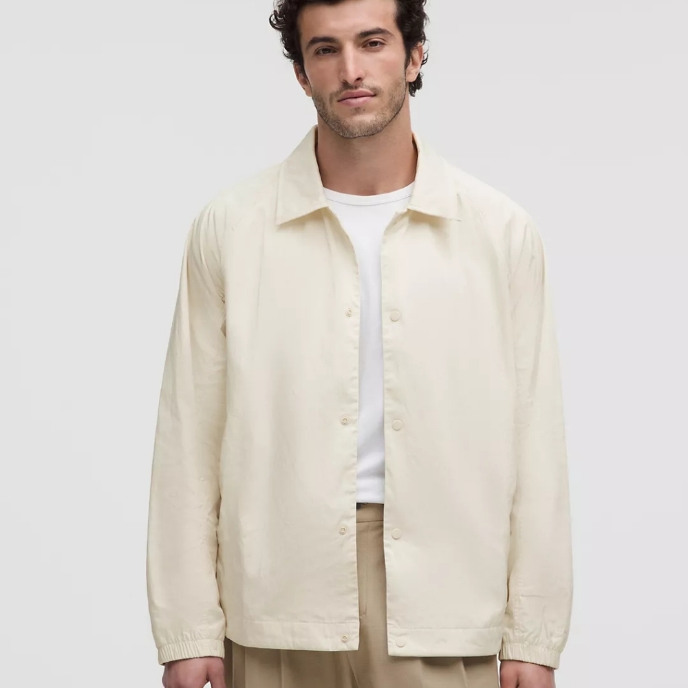 Lululemon Coaches Jacket Light Ivory Like New